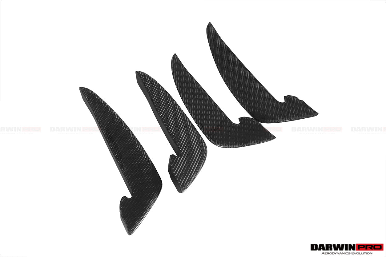 DARWINPRO - AUDI RS4 B9 2017 - 2019 CARBON FIBRE FRONT CANARDS - Aero Carbon UK