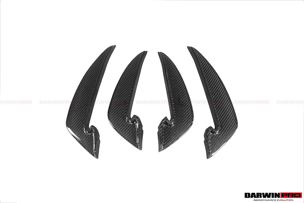 DARWINPRO - AUDI RS4 B9 2017 - 2019 CARBON FIBRE FRONT CANARDS - Aero Carbon UK