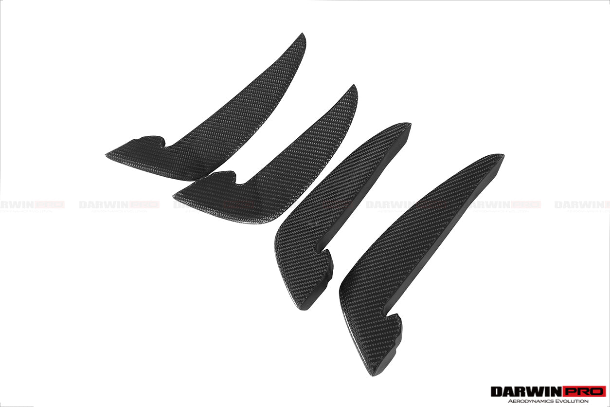 DARWINPRO - AUDI RS4 B9 2017 - 2019 CARBON FIBRE FRONT CANARDS - Aero Carbon UK