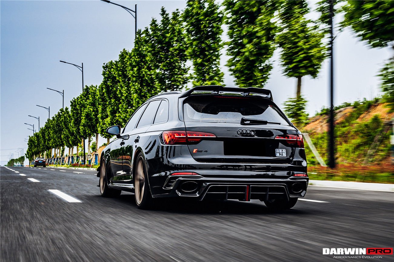 DARWINPRO - AUDI RS4 B9 B9.5 2017 - 2024 CARBON FIBRE BKSSII STYLE ROOF SPOILER - Aero Carbon UK