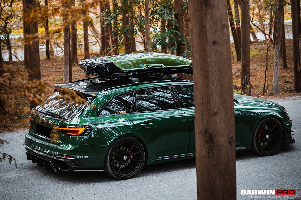 Rs4 Rear Spoiler DARWINPRO - AUDI RS4 B9 / B9.5 2017 -2024 CARBON FIBRE REAR MID SPOILE ...