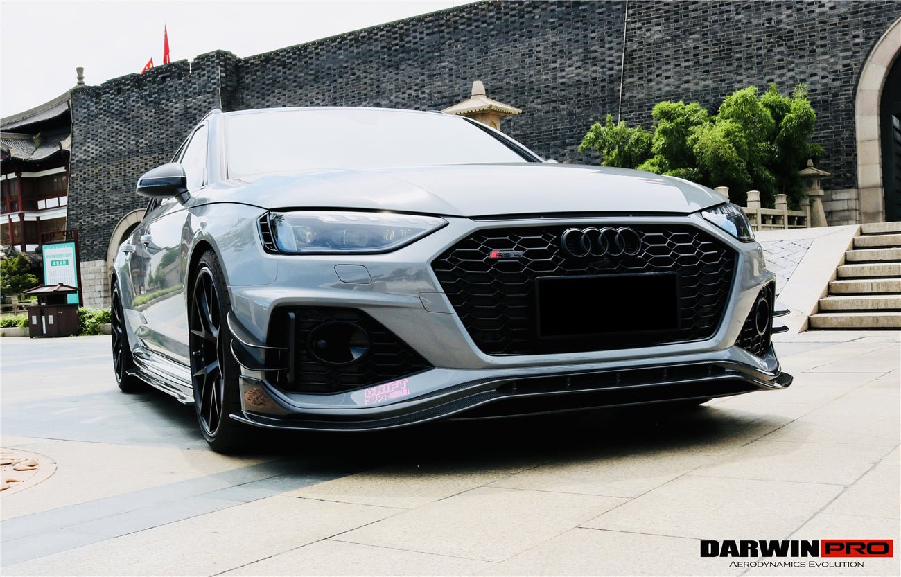 DARWINPRO - AUDI RS4 B9.5 2020 - 2024 CARBON FIBRE BKSS FRONT LIP - Aero Carbon UK