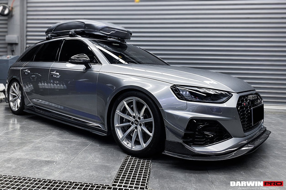 DARWINPRO - AUDI RS4 B9.5 2020 - 2024 CARBON FIBRE BKSS FRONT LIP - Aero Carbon UK