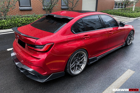 DARWINPRO - BMW 3 SERIES G20 2019-2022 BKSS STYLE CARBON FIBRE REAR DIFFUSER - Aero Carbon UK