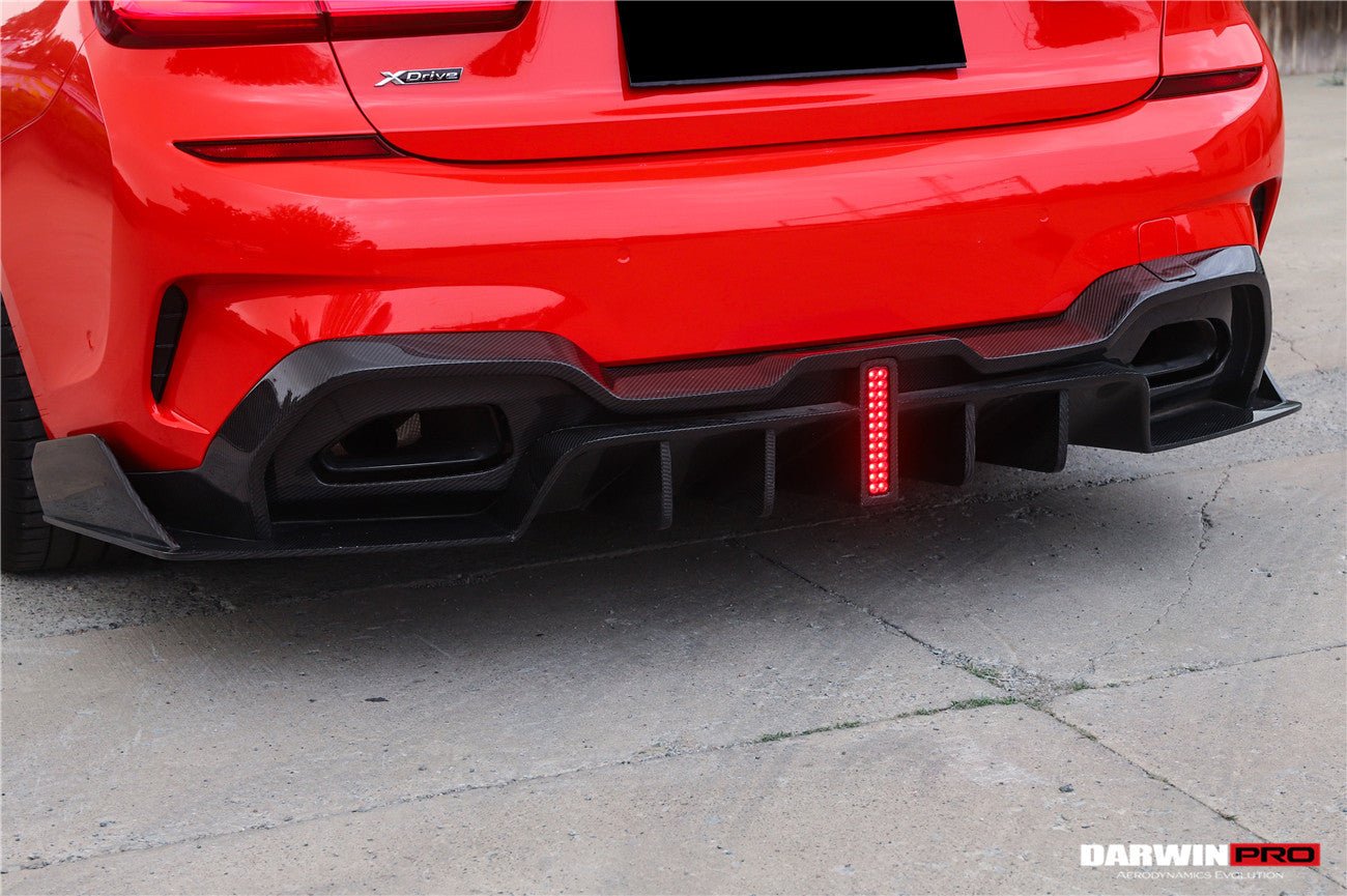 DARWINPRO - BMW 3 SERIES G20 2019-2022 BKSS STYLE CARBON FIBRE REAR DIFFUSER - Aero Carbon UK