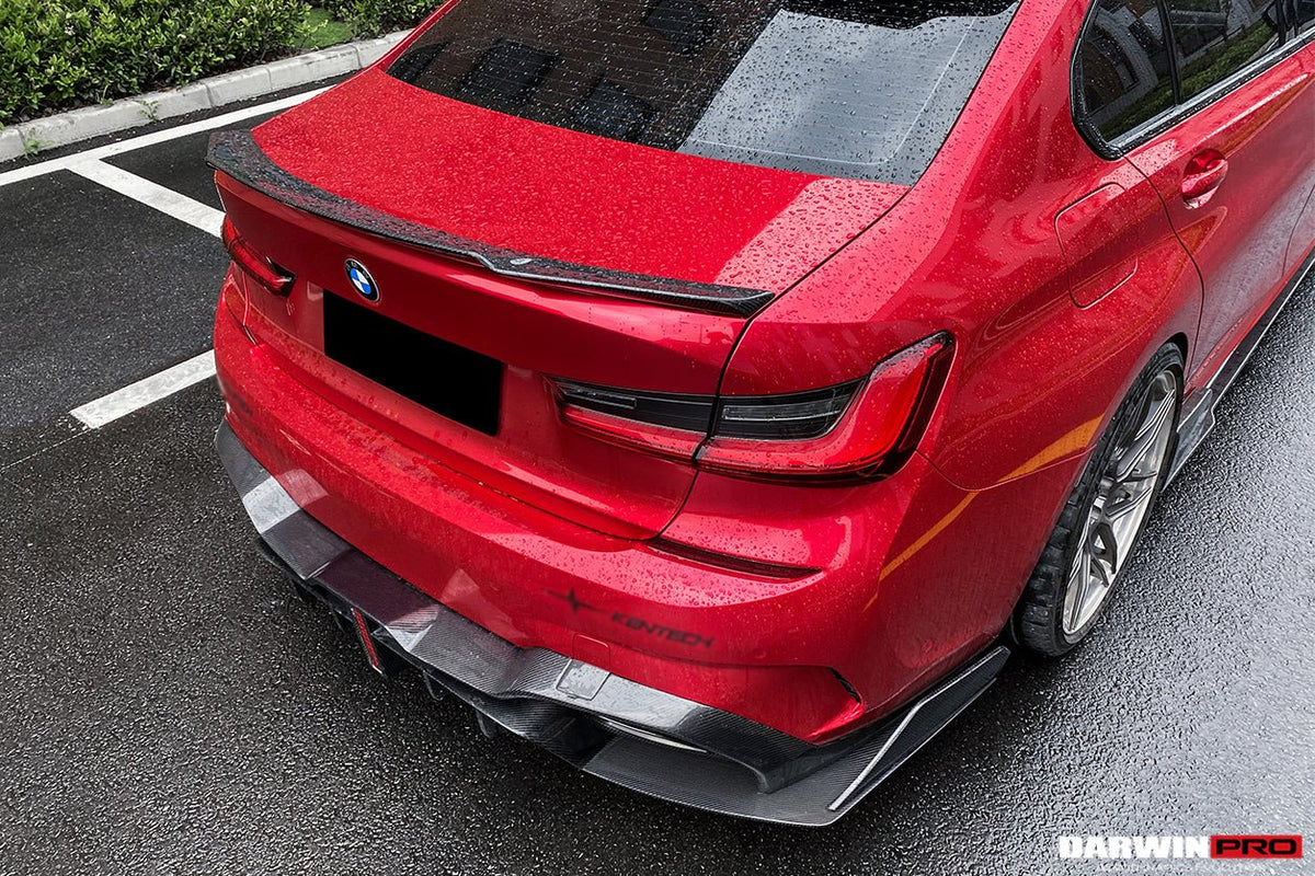 DARWINPRO - BMW 3 SERIES G20 2019-2022 BKSS STYLE CARBON FIBRE REAR DIFFUSER - Aero Carbon UK