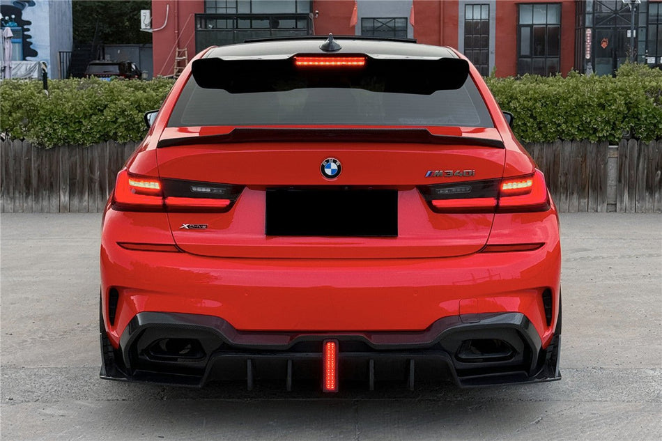 DARWINPRO - BMW 3 SERIES G20 2019-2022 BKSS STYLE CARBON FIBRE REAR DIFFUSER - Aero Carbon UK