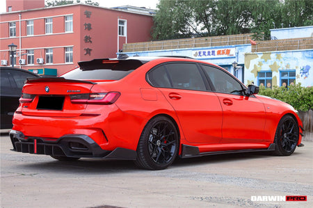 DARWINPRO - BMW 3 SERIES G20 2019-2022 BKSS STYLE CARBON FIBRE REAR DIFFUSER - Aero Carbon UK