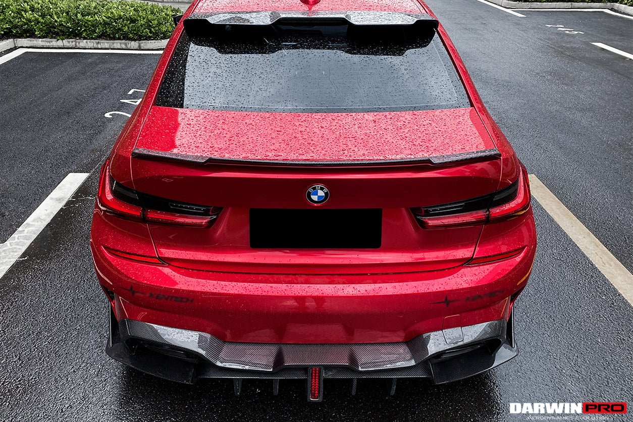 DARWINPRO - BMW 3 SERIES G20 2019-2022 BKSS STYLE CARBON FIBRE REAR DIFFUSER - Aero Carbon UK