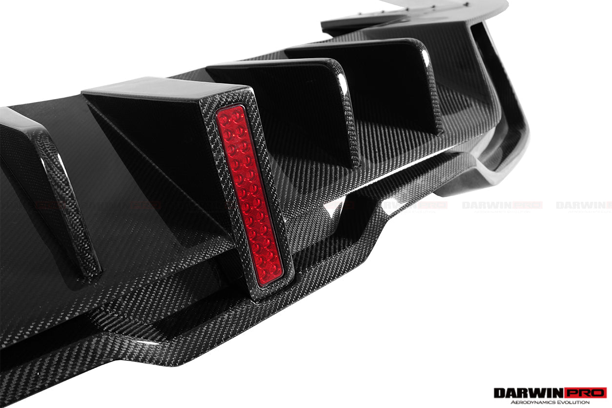 DARWINPRO - BMW 3 SERIES G20 2019-2022 BKSS STYLE CARBON FIBRE REAR DIFFUSER - Aero Carbon UK
