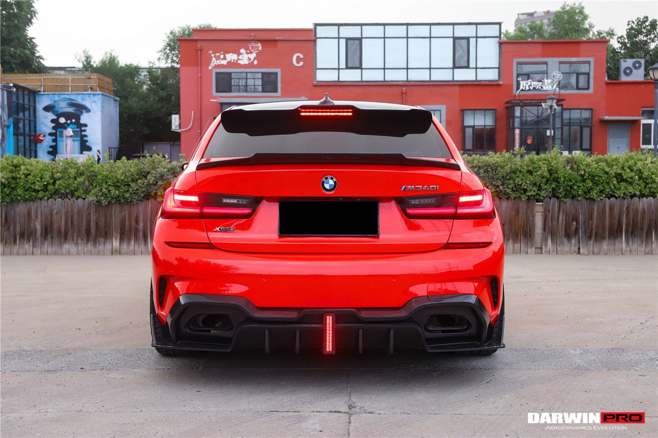 DARWINPRO - BMW 3 SERIES G20 2019-2022 BKSS STYLE CARBON FIBRE REAR DIFFUSER - Aero Carbon UK