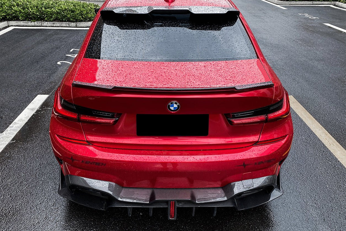 DARWINPRO - BMW 3 SERIES G20 2019-2022 BKSS STYLE CARBON FIBRE REAR DIFFUSER - Aero Carbon UK