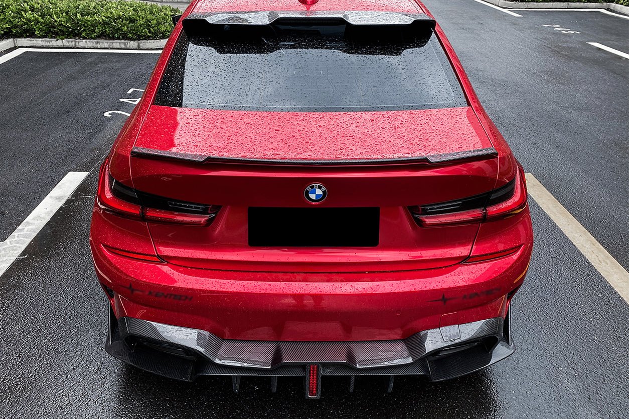 DARWINPRO - BMW 3 SERIES G20 2019-2022 BKSS STYLE CARBON FIBRE REAR DIFFUSER - Aero Carbon UK