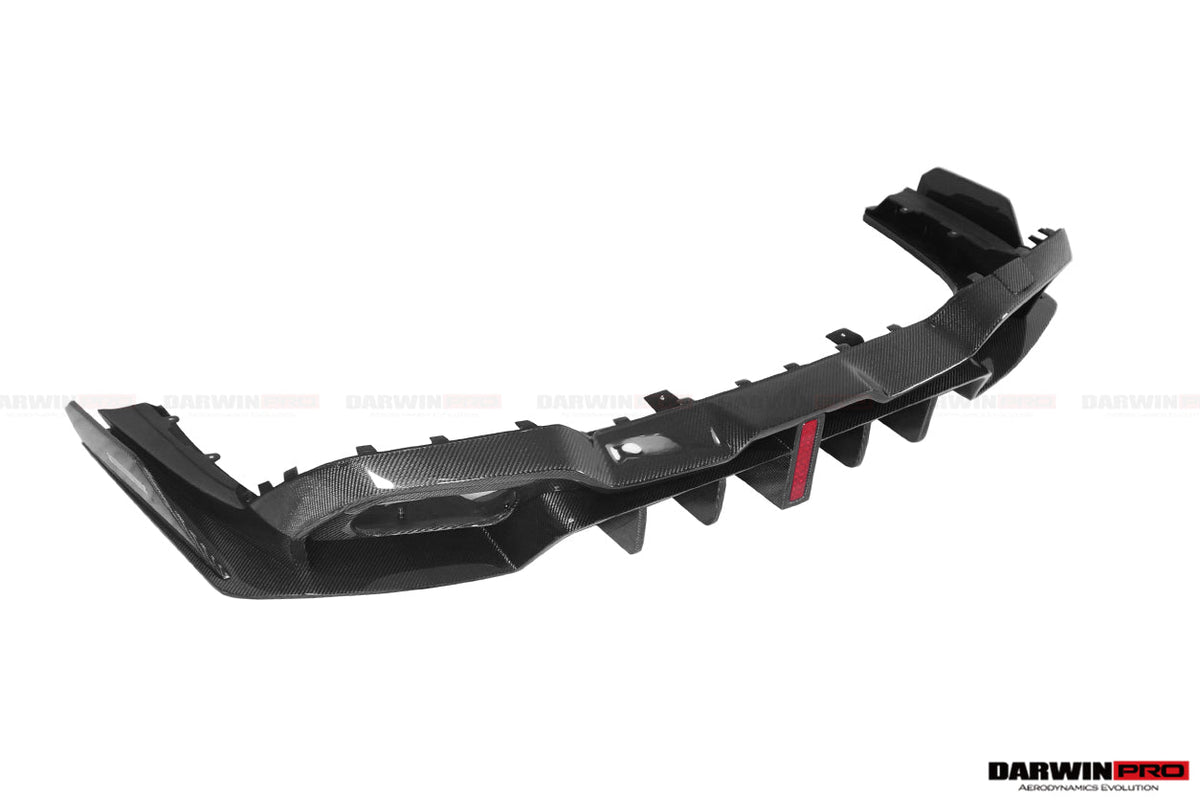 DARWINPRO - BMW 3 SERIES G20 2019-2022 BKSS STYLE CARBON FIBRE REAR DIFFUSER (QUAD EXHAUST) - Aero Carbon UK