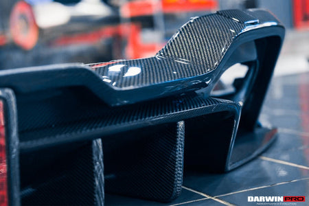 DARWINPRO - BMW 3 SERIES G20 2019-2022 BKSS STYLE CARBON FIBRE REAR DIFFUSER (QUAD EXHAUST) - Aero Carbon UK
