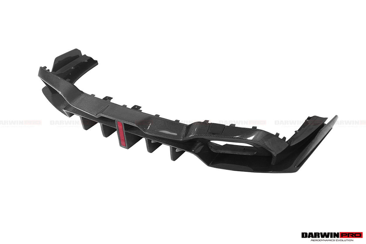 DARWINPRO - BMW 3 SERIES G20 2019-2022 BKSS STYLE CARBON FIBRE REAR DIFFUSER (QUAD EXHAUST) - Aero Carbon UK