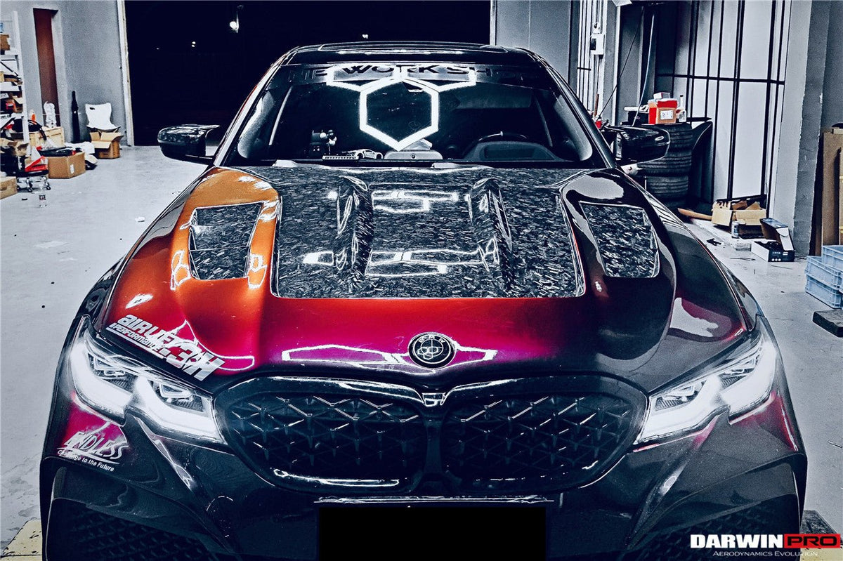 DARWINPRO - BMW 3 SERIES G20 BKSS STYLE CARBON FIBRE HOOD BONNET - Aero Carbon UK