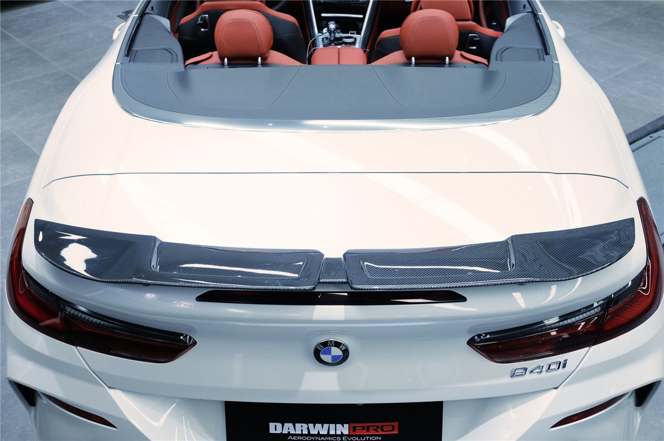 DARWINPRO - BMW 8 SERIES G14 CONVERTIBLE IMP PERFORMANCE CARBON FIBRE WING SPOILER - Aero Carbon UK