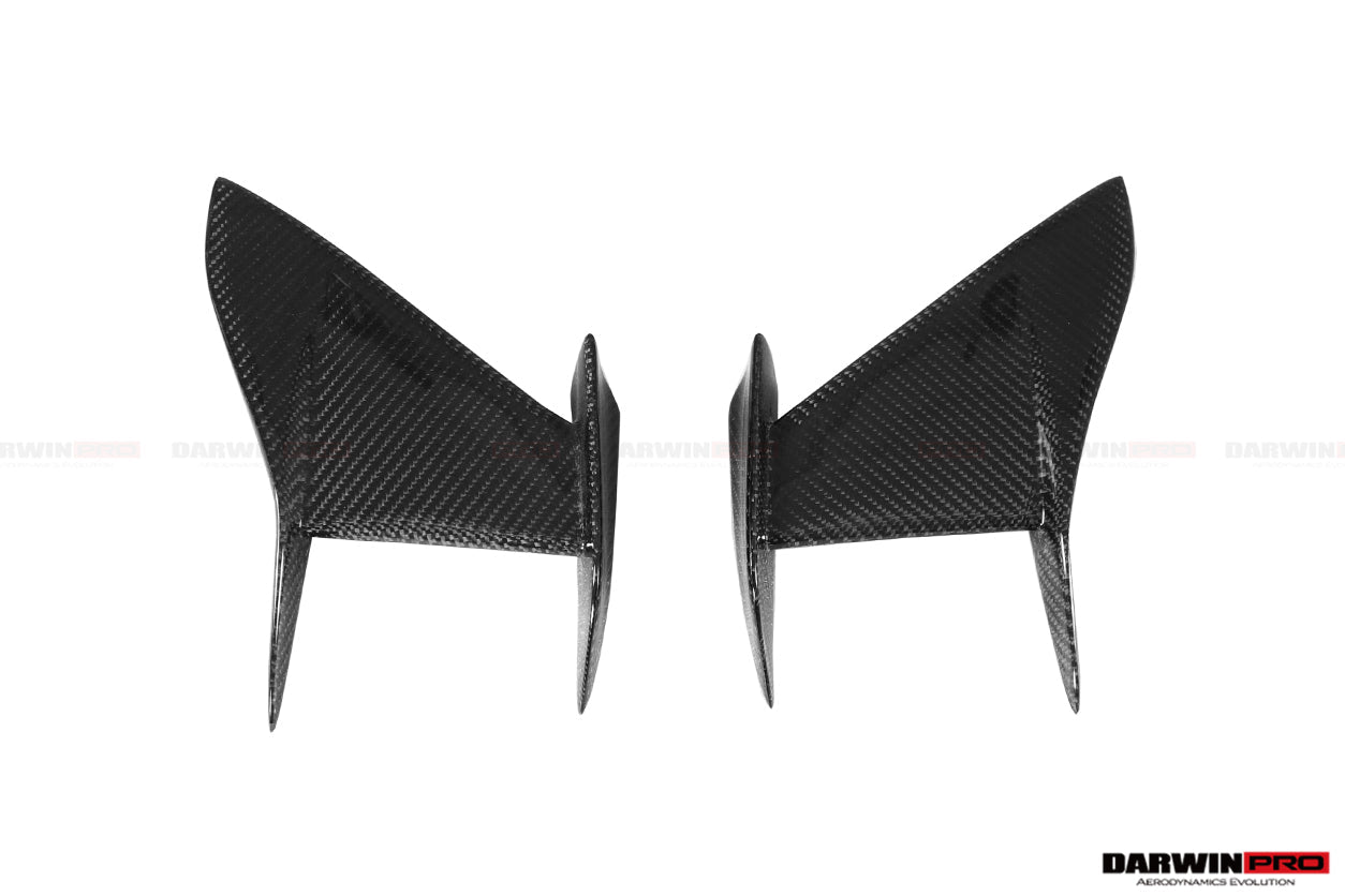 DARWINPRO - BMW 8 SERIES G14 /G15/G16 IMP PERFORMANCE CARBON FIBRE FRONT CANARDS - Aero Carbon UK