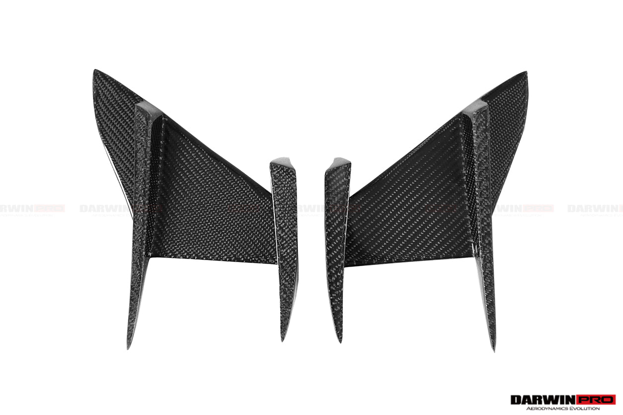 DARWINPRO - BMW 8 SERIES G14 /G15/G16 IMP PERFORMANCE CARBON FIBRE FRONT CANARDS - Aero Carbon UK