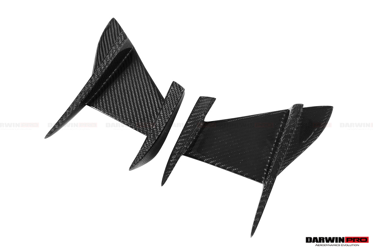 DARWINPRO - BMW 8 SERIES G14 /G15/G16 IMP PERFORMANCE CARBON FIBRE FRONT CANARDS - Aero Carbon UK