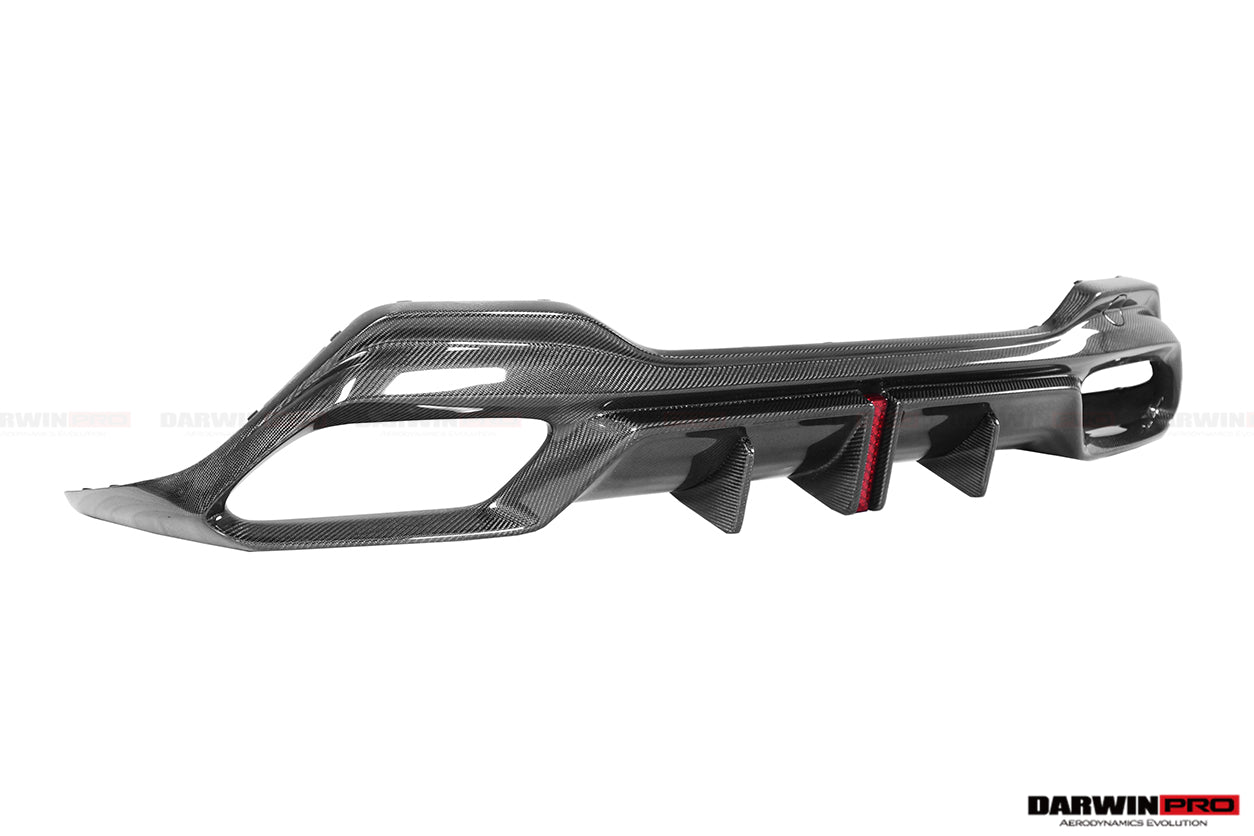 DARWINPRO - BMW 8 SERIES G14 /G15/G16 IMP PERFORMANCE CARBON FIBRE LED REAR DIFFUSER - Aero Carbon UK