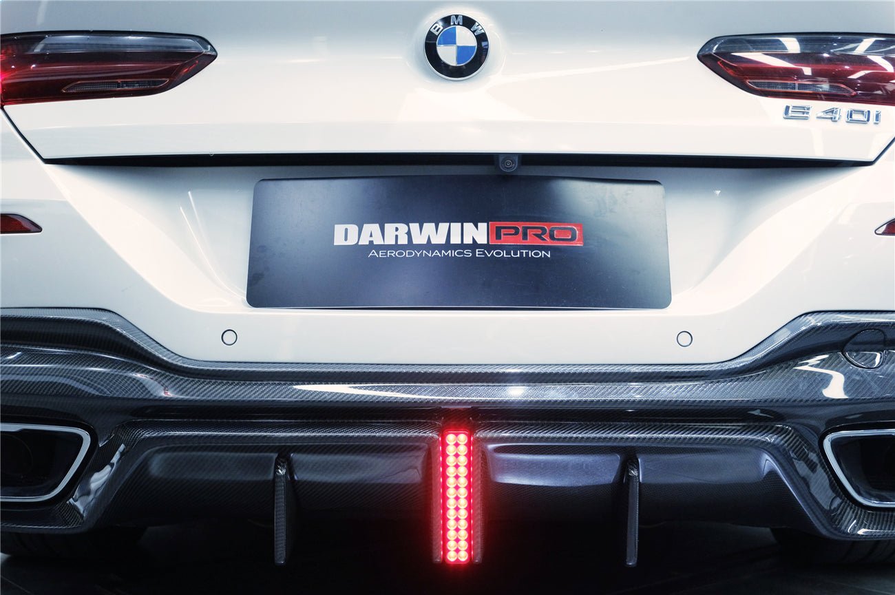 DARWINPRO - BMW 8 SERIES G14 /G15/G16 IMP PERFORMANCE CARBON FIBRE LED REAR DIFFUSER - Aero Carbon UK