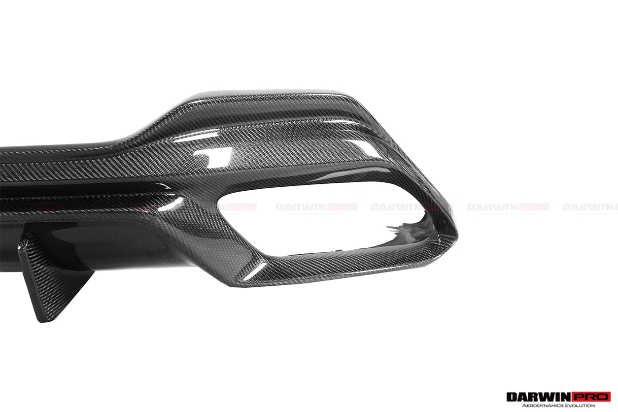 DARWINPRO - BMW 8 SERIES G14 /G15/G16 IMP PERFORMANCE CARBON FIBRE LED REAR DIFFUSER - Aero Carbon UK