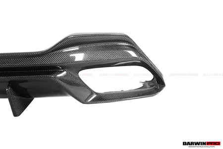 DARWINPRO - BMW 8 SERIES G14 /G15/G16 IMP PERFORMANCE CARBON FIBRE LED REAR DIFFUSER - Aero Carbon UK