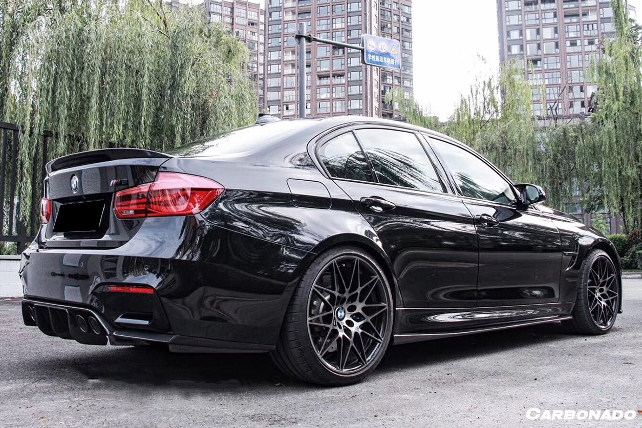 DARWINPRO - BMW M3 F80 2014-2020 VA STYLE CARBON FIBRE SIDE SKIRTS - Aero Carbon UK
