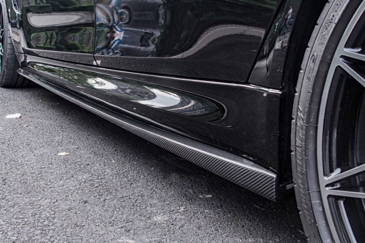 DARWINPRO - BMW M3 F80 2014-2020 VA STYLE CARBON FIBRE SIDE SKIRTS - Aero Carbon UK