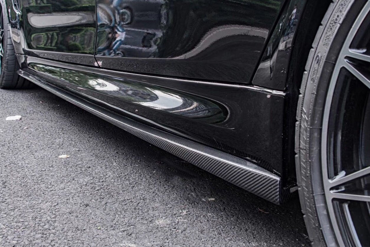 DARWINPRO - BMW M3 F80 2014-2020 VA STYLE CARBON FIBRE SIDE SKIRTS - Aero Carbon UK