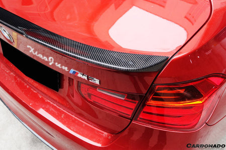 DARWINPRO - BMW M3 F80 / 3 SERIES F30 F35 2014-2020 VRS STYLE CARBON FIBRE TRUNK SPOILER - Aero Carbon UK