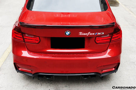 DARWINPRO - BMW M3 F80 / 3 SERIES F30 F35 2014-2020 VRS STYLE CARBON FIBRE TRUNK SPOILER - Aero Carbon UK
