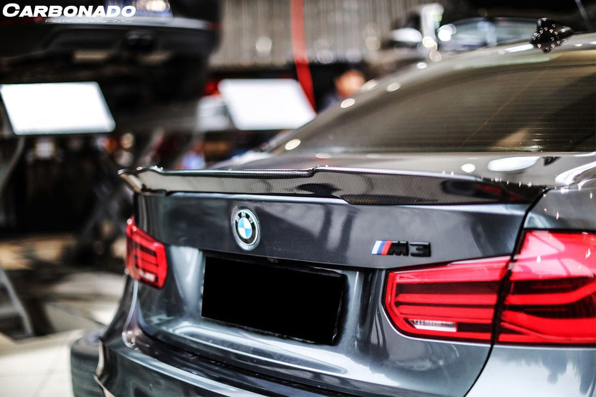 DARWINPRO - BMW M3 F80 / 3 SERIES F30 F35 2014-2020 VRS STYLE CARBON FIBRE TRUNK SPOILER - Aero Carbon UK