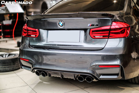 DARWINPRO - BMW M3 F80 / 3 SERIES F30 F35 2014-2020 VRS STYLE CARBON FIBRE TRUNK SPOILER - Aero Carbon UK