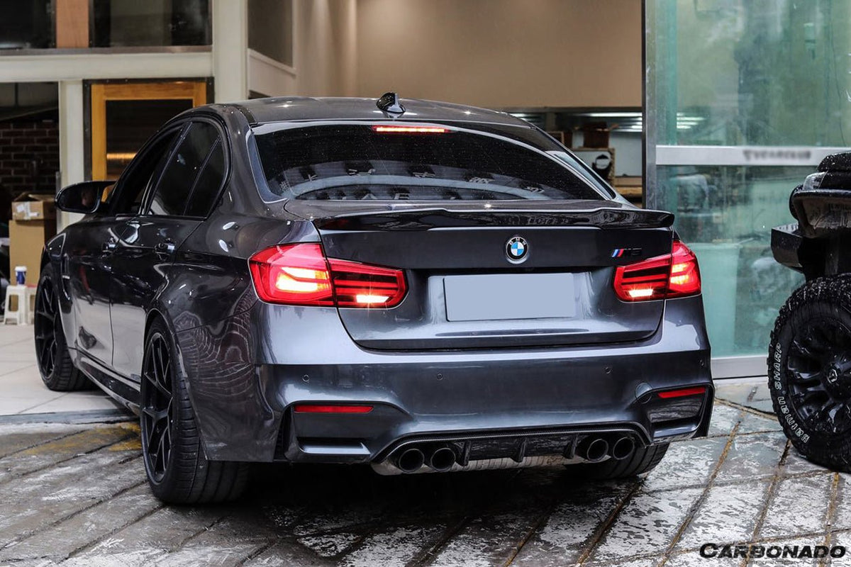 DARWINPRO - BMW M3 F80 / 3 SERIES F30 F35 2014-2020 VRS STYLE CARBON FIBRE TRUNK SPOILER - Aero Carbon UK