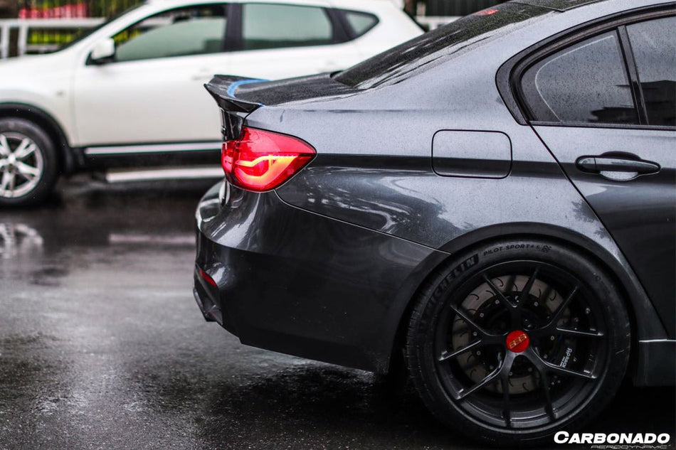 DARWINPRO - BMW M3 F80 / 3 SERIES F30 F35 2014-2020 VRS STYLE CARBON FIBRE TRUNK SPOILER - Aero Carbon UK