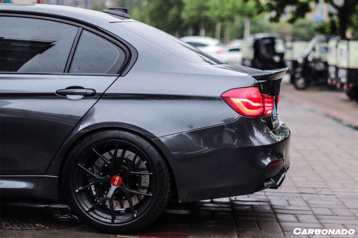DARWINPRO - BMW M3 F80 / 3 SERIES F30 F35 2014-2020 VRS STYLE CARBON FIBRE TRUNK SPOILER - Aero Carbon UK