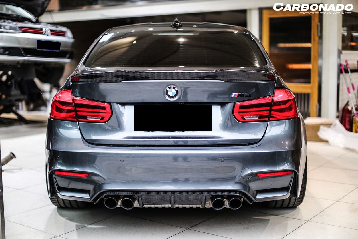 DARWINPRO - BMW M3 F80 / 3 SERIES F30 F35 2014-2020 VRS STYLE CARBON FIBRE TRUNK SPOILER - Aero Carbon UK