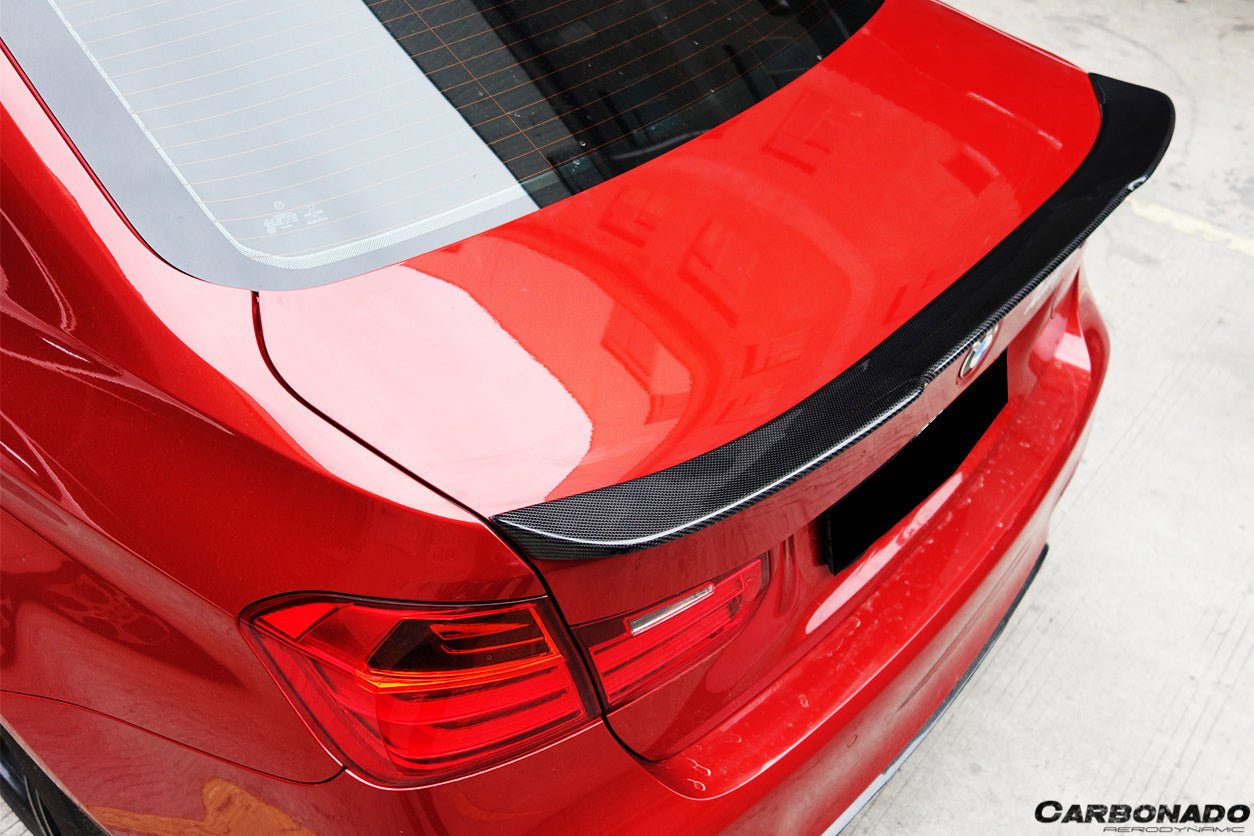 DARWINPRO - BMW M3 F80 / 3 SERIES F30 F35 2014-2020 VRS STYLE CARBON FIBRE TRUNK SPOILER - Aero Carbon UK