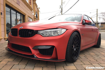 DARWINPRO - BMW M3 F80 / M4 F82 2014-2020 3D STYLE CARBON FIBRE FRONT LIP - Aero Carbon UK