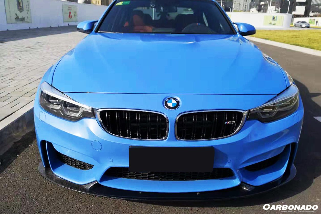 DARWINPRO - BMW M3 F80 / M4 F82 2014-2020 3D STYLE CARBON FIBRE FRONT LIP - Aero Carbon UK
