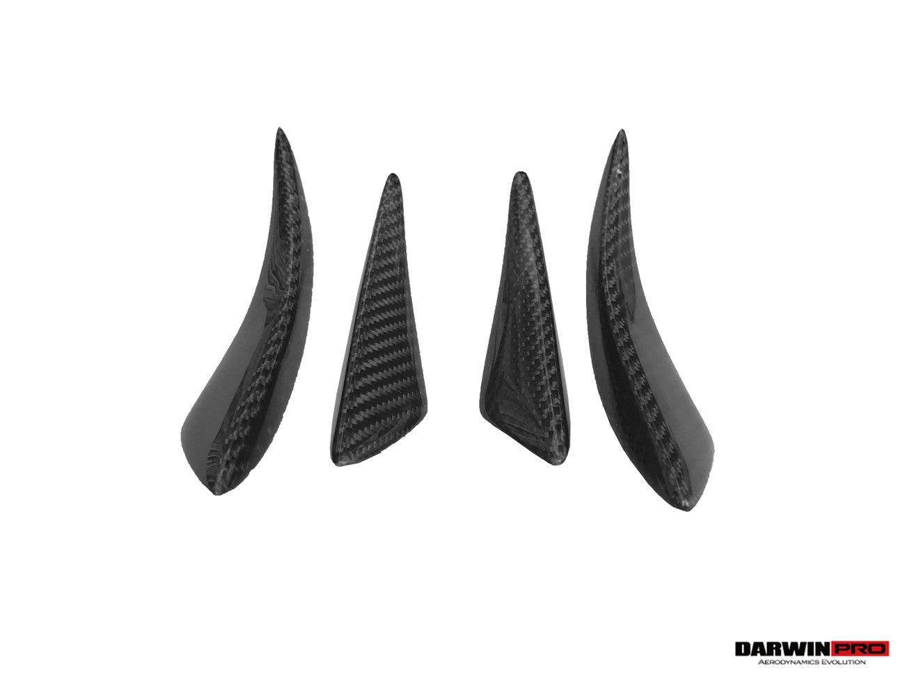 DARWINPRO - BMW M3 F80 / M4 F82 2014-2020 BKSS STYLE CARBON FIBRE CANARDS - Aero Carbon UK