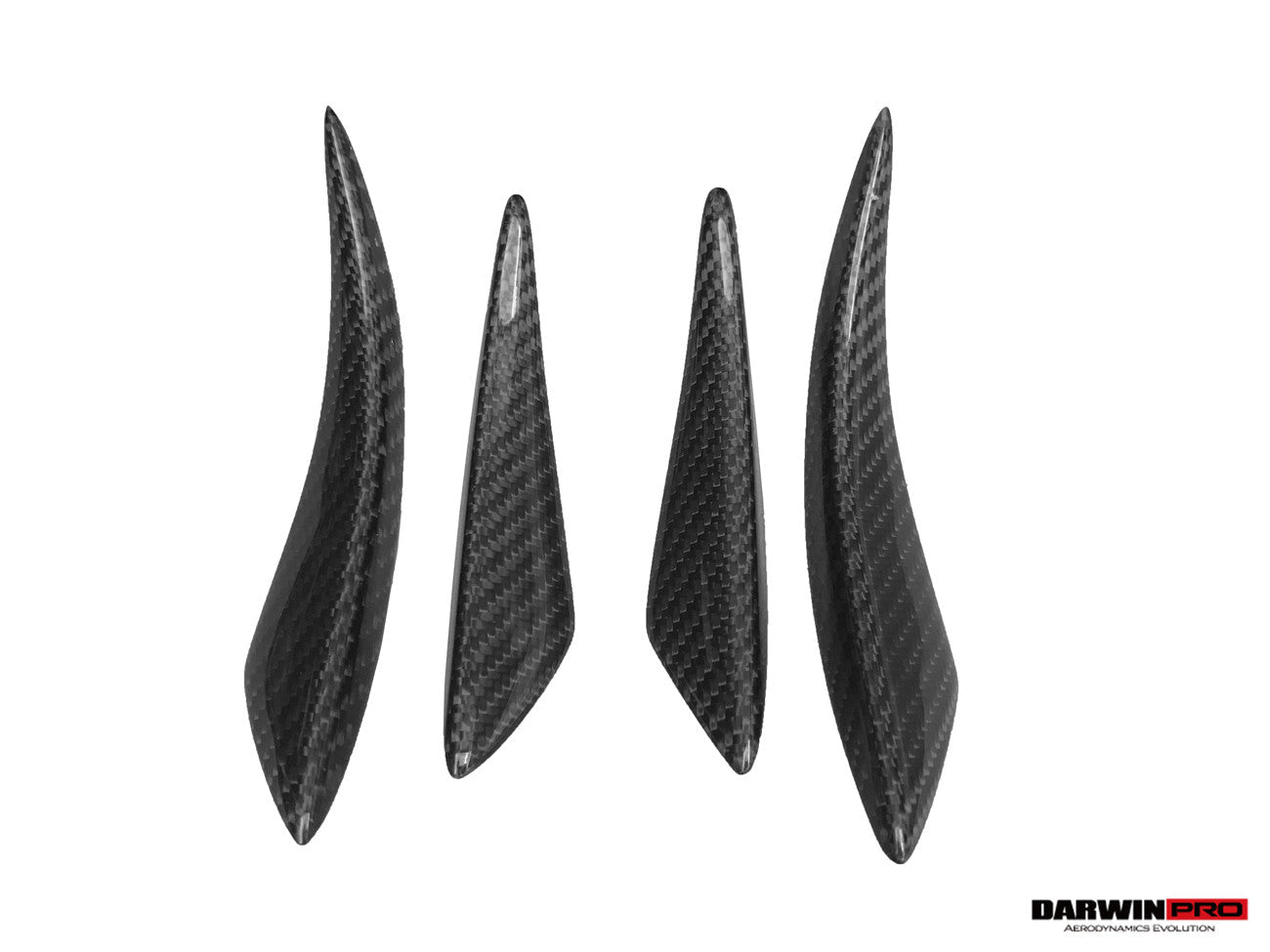 DARWINPRO - BMW M3 F80 / M4 F82 2014-2020 BKSS STYLE CARBON FIBRE CANARDS - Aero Carbon UK
