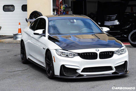 DARWINPRO - BMW M3 F80 / M4 F82 2014-2020 BS STYLE CARBON FIBRE FRONT LIP - Aero Carbon UK