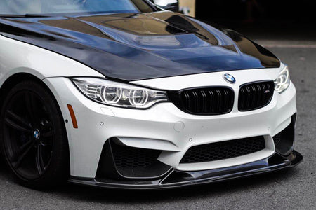 DARWINPRO - BMW M3 F80 / M4 F82 2014-2020 BS STYLE CARBON FIBRE FRONT LIP - Aero Carbon UK