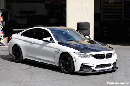 DARWINPRO - BMW M3 F80 / M4 F82 2014-2020 BS STYLE CARBON FIBRE FRONT LIP - Aero Carbon UK
