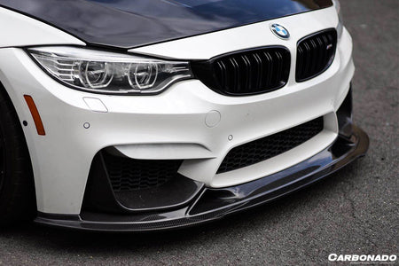 DARWINPRO - BMW M3 F80 / M4 F82 2014-2020 BS STYLE CARBON FIBRE FRONT LIP - Aero Carbon UK