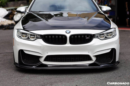 DARWINPRO - BMW M3 F80 / M4 F82 2014-2020 BS STYLE CARBON FIBRE FRONT LIP - Aero Carbon UK